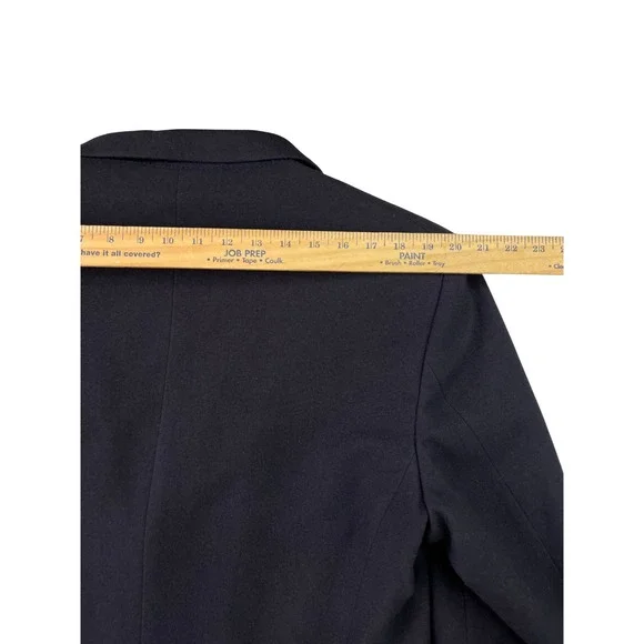 Oscar de la Renta Men's Classic Black Wool cashmere Blend Blazer Jacket Suit 42L